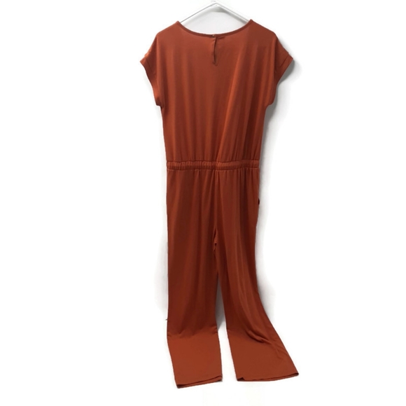 Soft Surroundings Roslyn rust orange romper small - Picture 7 of 10